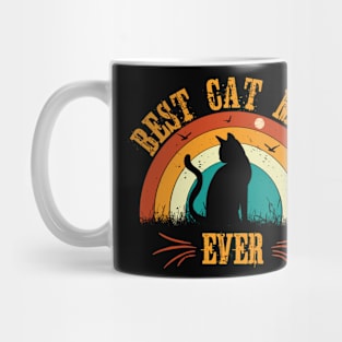 Retro Best Cat Mom EVER Mug